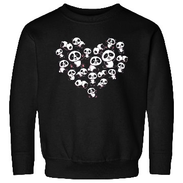Discover Panda Panda Panda Bear He Sweatshirts