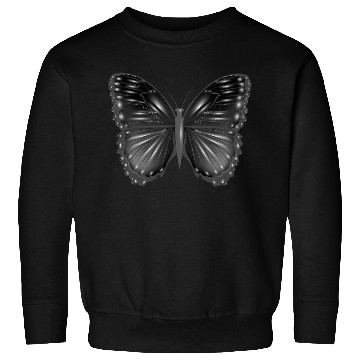 Discover black fantasy butterfly with highlights Sweatshirts