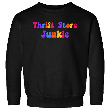 Discover Thrift Store Junkie ice cream Sweatshirts