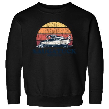 Discover Saugatuck Mi Boating 70S Boat Sweatshirts