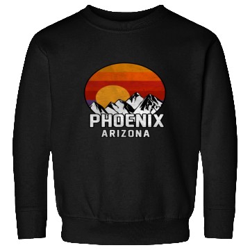 Discover Phoenix Arizonna Mountain Sunset Sweatshirts
