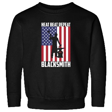 Discover Blacmith Heat Beat Repeat Usa Flag Patriotic Blacm Sweatshirts