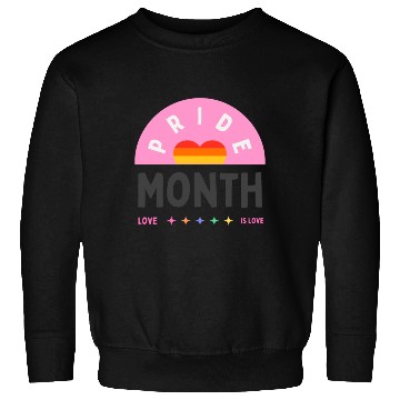 Discover Rainbow Aesthetic Pride Month Quote Instagram Post Sweatshirts