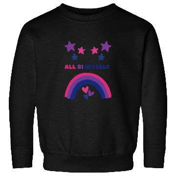 Discover All Bi Myself Bisexual Pride LGBTQ Sweatshirts