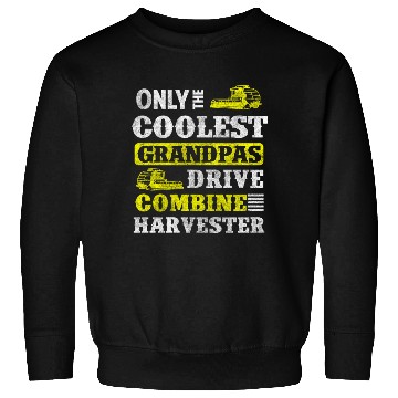 Discover Harvest Field Worker Tractor Farmer Sweatshirts
