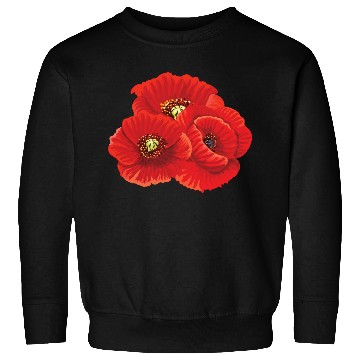 Discover Poppy Flower Flowers Flora Nature Sweatshirts