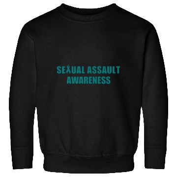 Discover i wear teal for sexual assault awareness gift ribb Sweatshirts