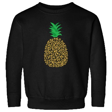 Discover Cute Pi Day Pineapple Funny Math Teacher Sweatshirts