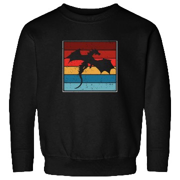 Discover Dragon silhouette Sweatshirts