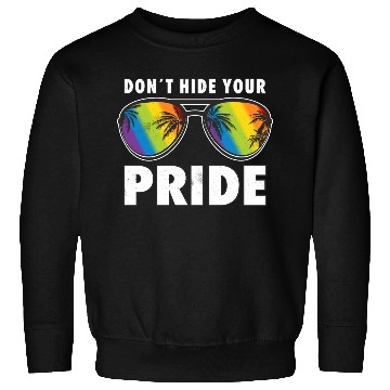 Discover Pride LGBTQ Don´t Hide Your Pride Rainbow Sweatshirts