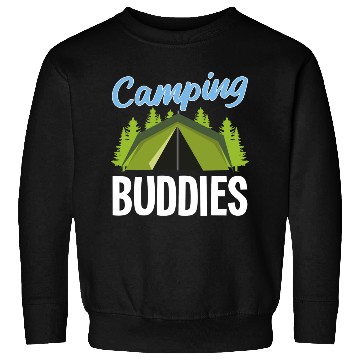 Discover Cool Camping Buddies Camper Tenting Friends Tent Sweatshirts