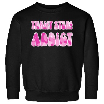 Discover Thrift Store Addict pink camo Sweatshirts