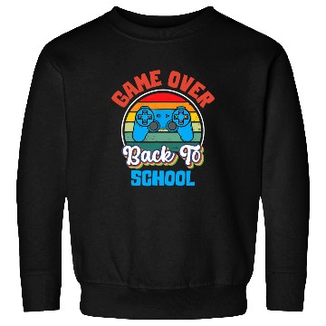 Discover Back to School Funny Game Over Teacher Student Sweatshirts