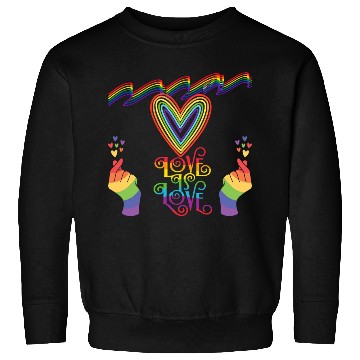 Discover LOVE IS LOVE Sweatshirts