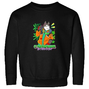 Discover Cyberpunk Futuristic Dog Sweatshirts