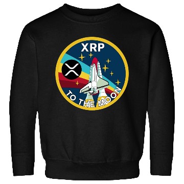 Discover XRP Cryptocurrency-TO THE MOON Sweatshirts