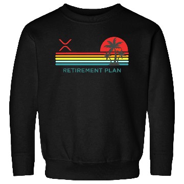 Discover XRP Cryptocurrency-RETIREMENT PLAN Sweatshirts