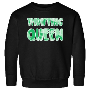 Discover Thrifting Queen green camo Sweatshirts
