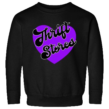 Discover Thrift Stores purple heart Sweatshirts