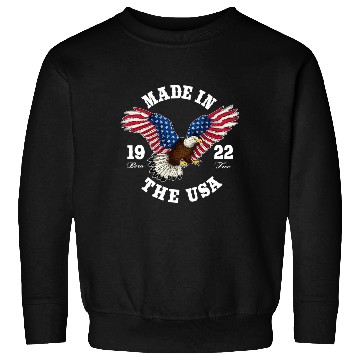 Discover 100 Year Old Patriotic Eagle Usa Flag 1922 Sweatshirts