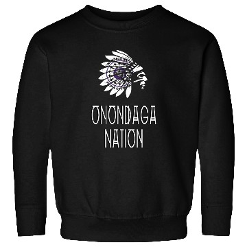 Discover Onondaga Nation Indigenous Native American Headdre Sweatshirts