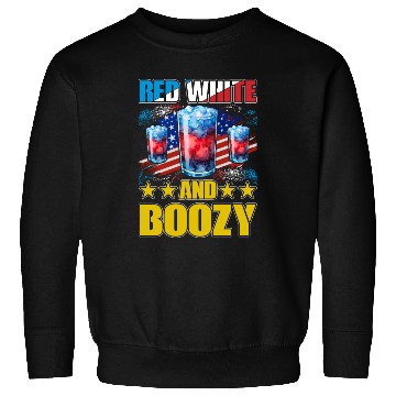 Discover Red White and Boozy Sweatshirts