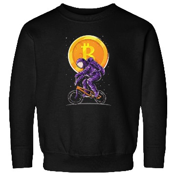 Discover Bitcoin Coin-Crypto Astronaut Sweatshirts