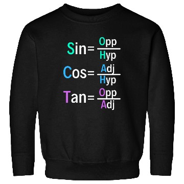 Discover Math Teacher Trigonometry Soh Cah Toa Geometry Sweatshirts
