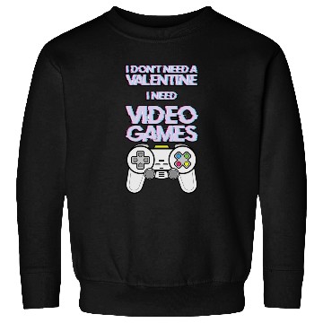Discover Valentine s Day Video Game Lover Sweatshirts