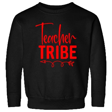 Discover Red Quote Teacher Tribe Sweatshirts