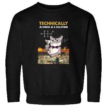 Discover Techally Alcohol Is A Solution Chemistry Sweatshirts
