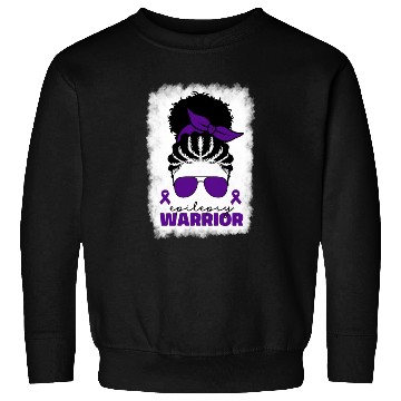 Discover Afro Epilepsy Warrior For Black Epilepsy Awareness Sweatshirts