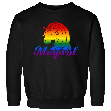 Discover Magical Rainbow Unicorn | TTRPG Pride Sweatshirts
