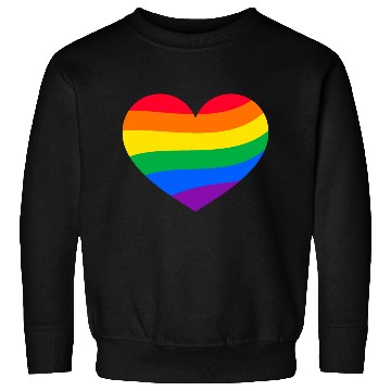 Discover lgbt Gay Pride Rainbow Heart Sweatshirts