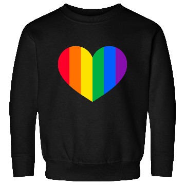 Discover Gay Pride Rainbow Heart Sweatshirts