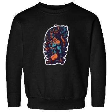 Discover Strong fantasy minotaur Sweatshirts