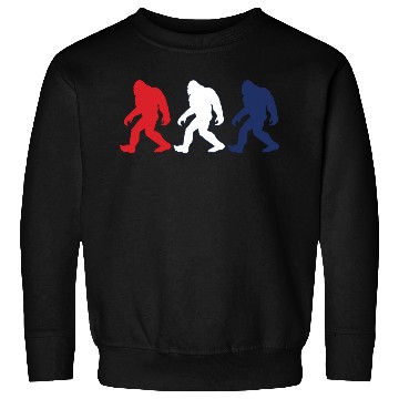 Discover Mysterious Bigfoot Sasquatch Silhouette Design Sweatshirts
