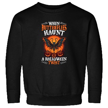 Discover Butterfly Halloween Trick Or Treat Insect Lover Sweatshirts