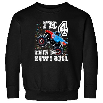 Discover Monster Trucks 4Th Party 4 Sweatshirts