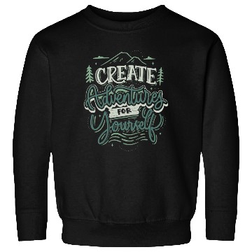 Discover Black Adventures Sweatshirts
