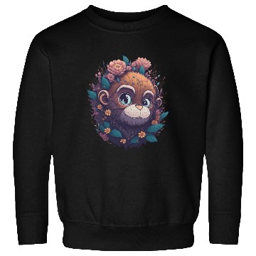 Discover Monkey lovers gift - monkey painting Sweatshirts