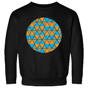 Discover magic colorful triangles ,geometic art design Sweatshirts
