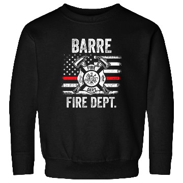 Discover Barre Vermont Fire Dept Thin Red Line Sweatshirts