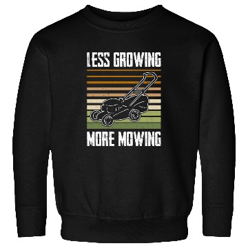 Discover Lawn Mowing Lawn Mower Gardener Gardening Sweatshirts