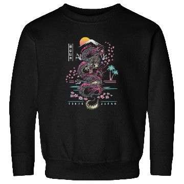 Discover Japanese Tokyo Dragon Asian Inred Style Sweatshirts