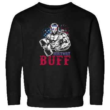 Discover History Buff Independence Day Lincoln Patriot USA Sweatshirts