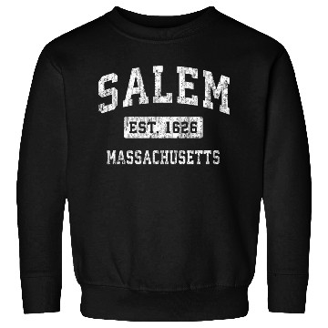 Discover Salem Massachusetts Ma Established Sports Sweatshirts