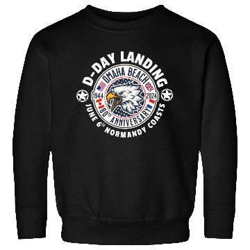 Discover Omaha beach 80th anniversary Sweatshirts