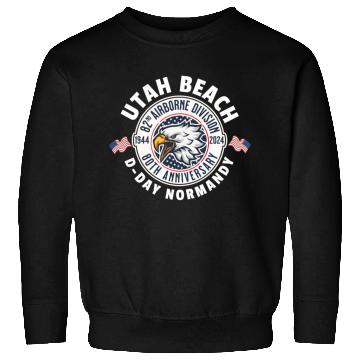 Discover UTAH Beach airborne division 80th anniversary Sweatshirts