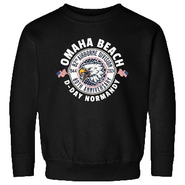 Discover Omaha Beach airborne division 80th anniversary Sweatshirts